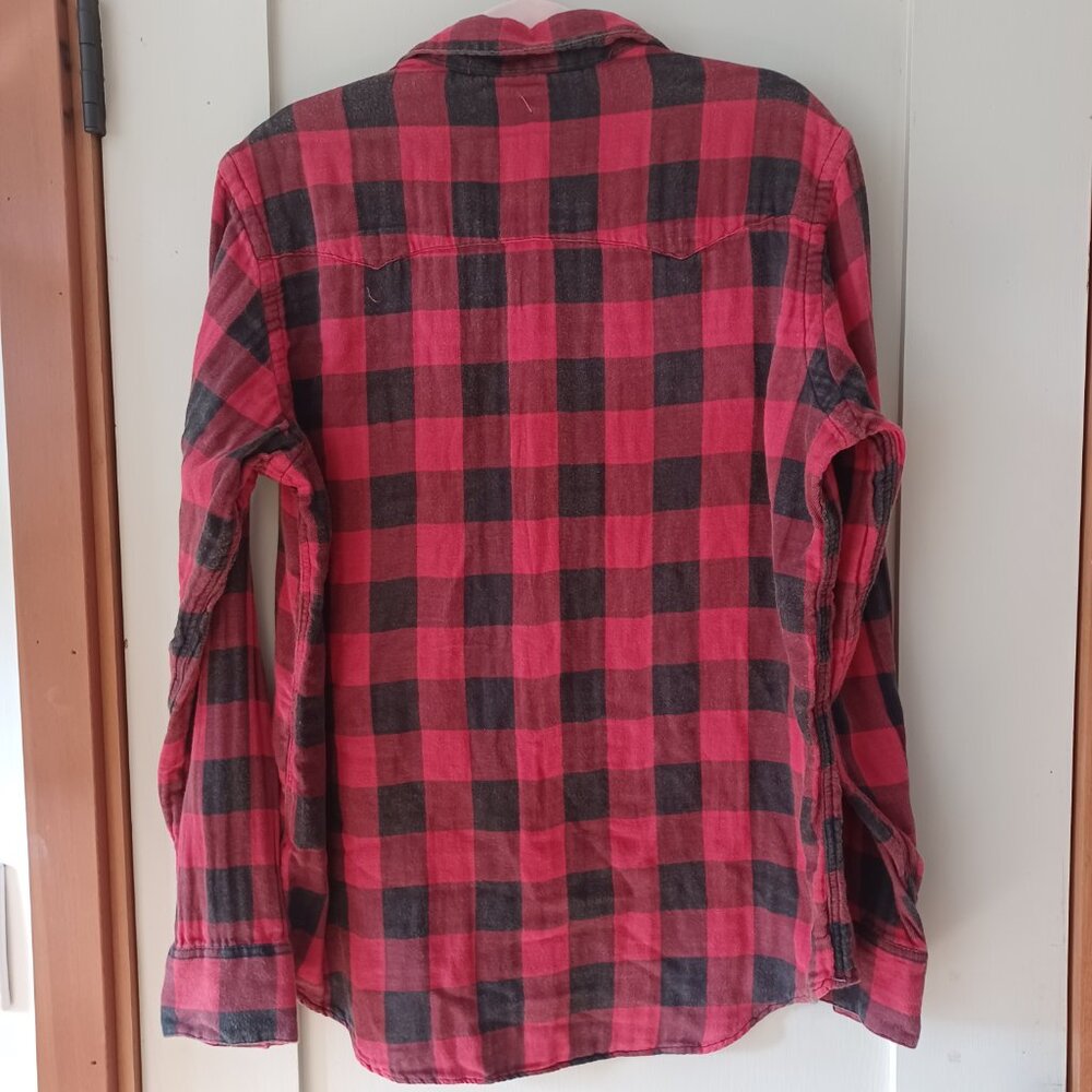 SOLD!--Polo Country Ralph Lauren Buffalo Plaid Western Shirt, Size Large - Picture 3 of 10